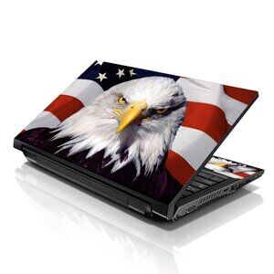 LSS 15.6 & 17.3 Inches Laptop Notebook Skin Sticker Decal - USA Eagle